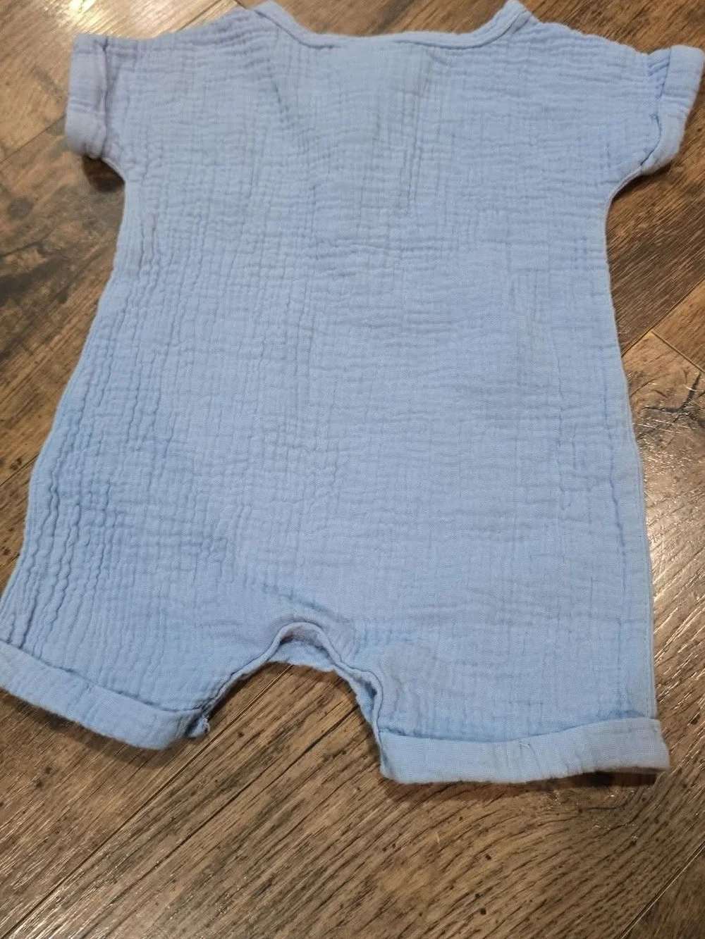 Disney Light Blue Stitch Baby One-Piece Footie